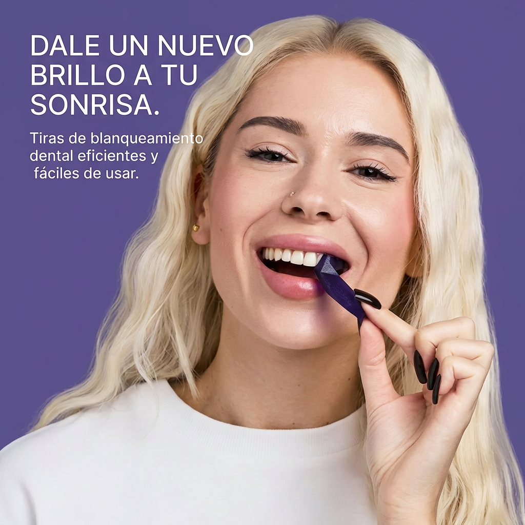 Dent.Lab™ Tiras Blanqueadoras Moradas