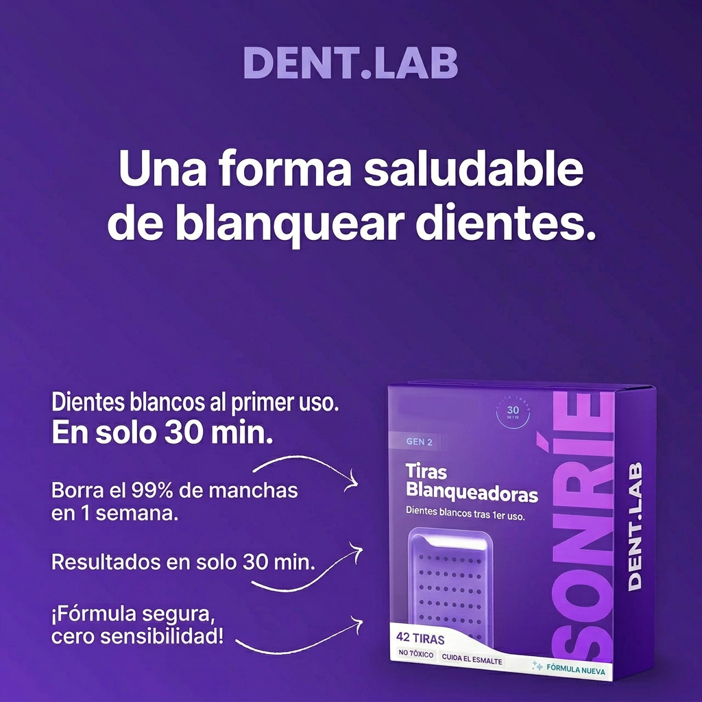 Dent.Lab™ Tiras Blanqueadoras Moradas