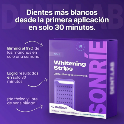 Dent.Lab™ Tiras Blanqueadoras Moradas